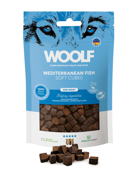 WOOLF SEMIHUMEDO PESCADO MEDITERRANEO 100GR