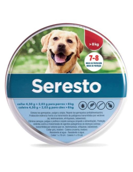 SERESTO COLLAR PARA PERROS +8KG