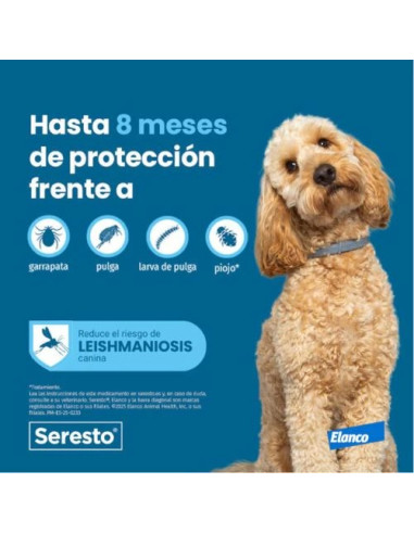 SERESTO COLLAR PARA PERROS +8KG