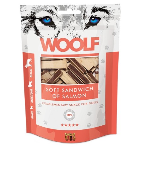 WOOLF SOFT SANDWICH OF SALMON 100GR (CAJA 10UD)