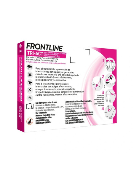 FRONTLINE PIPETA TRI-ACT 2-5 KG (6*0,5ml)