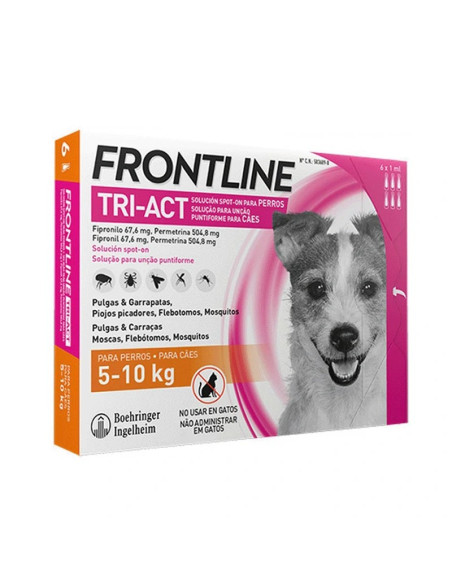 FRONTLINE PIPETA TRI-ACT 5-10 KG. (6*1ml)