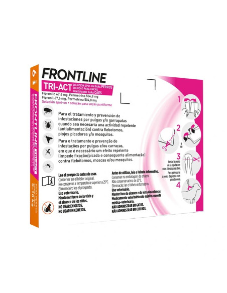 FRONTLINE PIPETA TRI-ACT 5-10 KG. (6*1ml)
