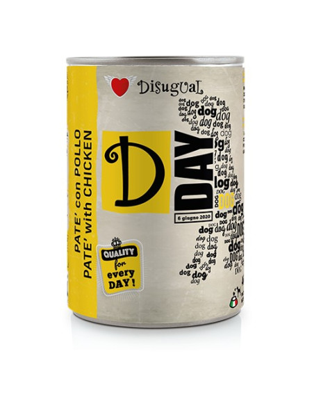 DISUGUAL DOG D-DAY CHICKEN 400 GR (6)