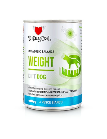 DISUGUAL DOG DIET WEIGHT WHITE FISH 400 GR (6)