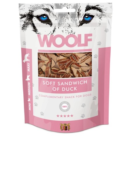 WOOLF SOFT SANDWICH OF DUCK 100GR (10UDS)