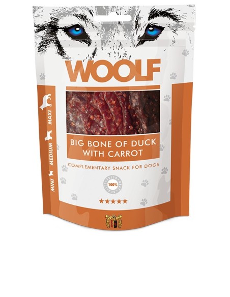 WOOLF BIG BONE OF DUCK WITH CARROT 100GR (10UDS)