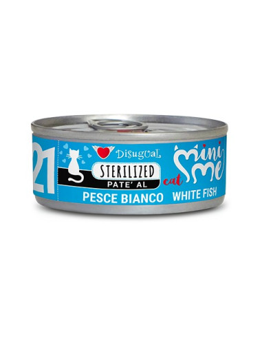 DISUGUAL CAT MINI-ME 21 STERILIZED WHITE FISH 85 GR (12)