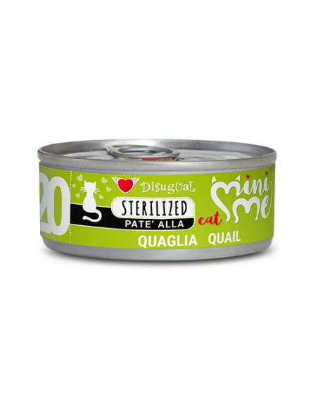 DISUGUAL CAT MINI-ME 20 STERILIZED QUAIL 85 GR (12)