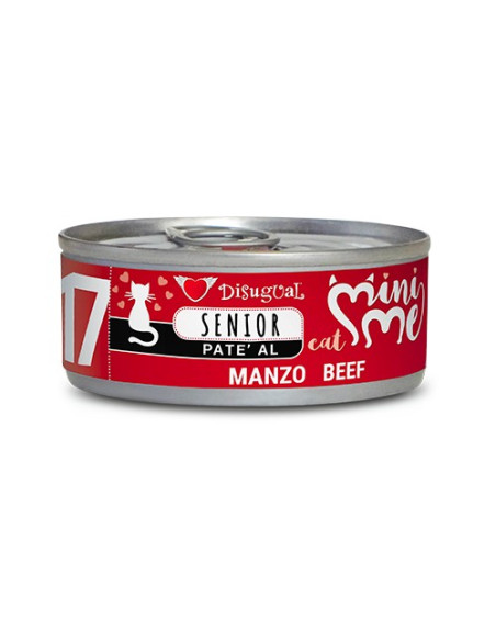 DISUGUAL CAT MINI-ME 17 SENIOR  BEEF 85 GR (12)