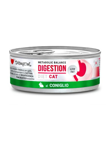 DISUGUAL CAT DIET DIGESTION L.F. RABBIT 85 GR (12)