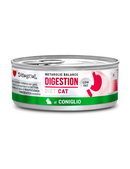 DISUGUAL CAT DIET DIGESTION L.F. RABBIT 85 GR (12)