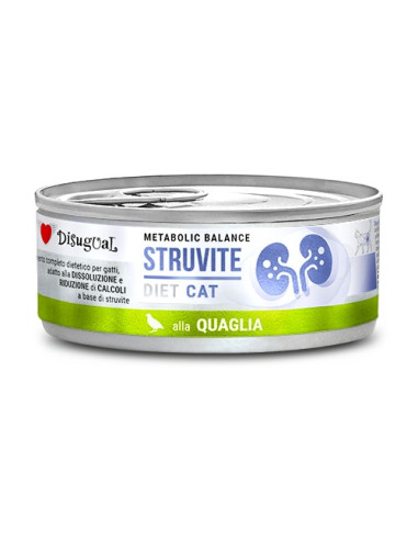 DISUGUAL CAT DIET STRUVITE QUAIL 85 GR (12)