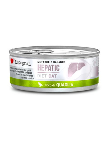 DISUGUAL CAT DIET HEPATIC QUAIL 85 GR (12)