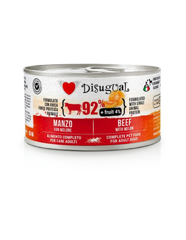 DISUGUAL DOG FRUIT BEEF WITH MELON 150 GR (12)