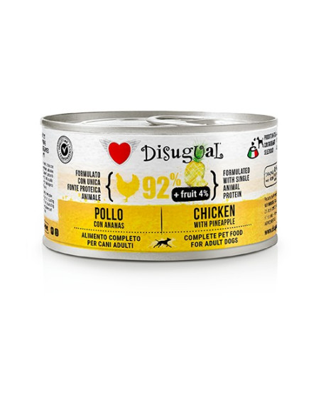 DISUGUAL DOG FRUIT CHICKEN WITH PINEAPPLE 150 GR (12)