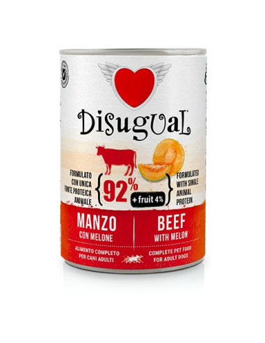 DISUGUAL DOG FRUIT BEEF WITH MELON 400 GR (6)