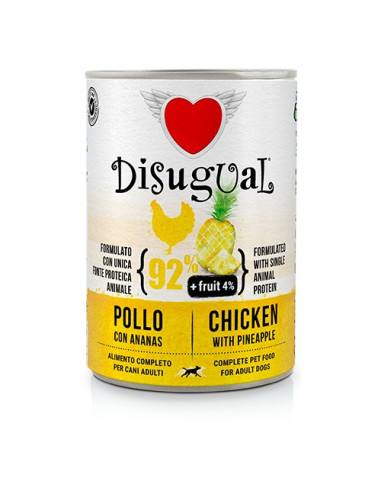 DISUGUAL DOG FRUIT CHICKEN WITH PINEAPPLE 400 GR (6)