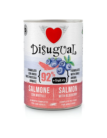DISUGUAL DOG FRUIT SALMON WITH BLUEBERRIES 400 GR (6)