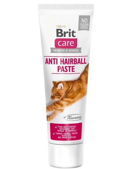 BRIT CARE CAT PASTE ANTI HAIRBALL TAURINE 100GR (8)