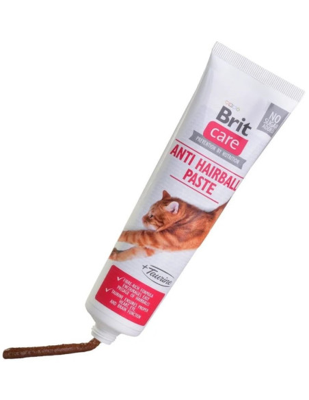 BRIT CARE CAT PASTE ANTI HAIRBALL TAURINE 100GR (8)