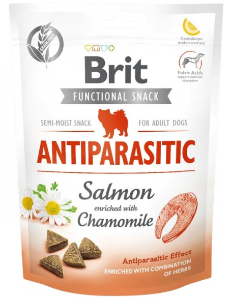 BRIT CARE DOG SNACK ANTIPARASITIC 150GR