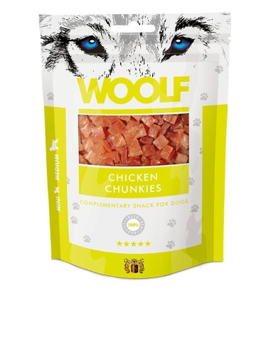 WOOLF CHICKEN CHUNKIES 100GR (10UDS)