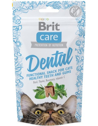 BRIT CARE CAT SNACK DENTAL 50 GR