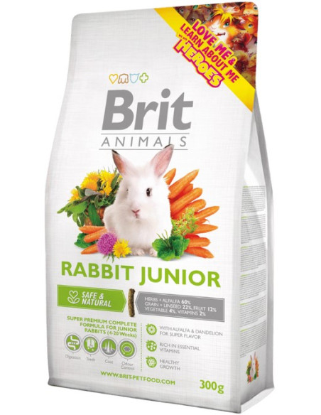BRIT ANIMALS RABBIT JUNIOR COMPLETE  300 G