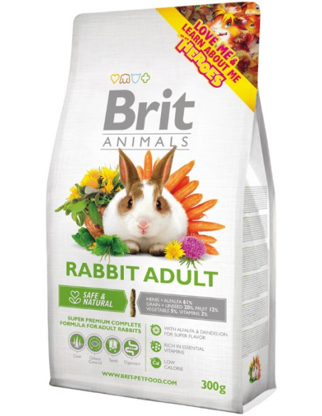BRIT ANIMALS RABBIT ADULT 300 G