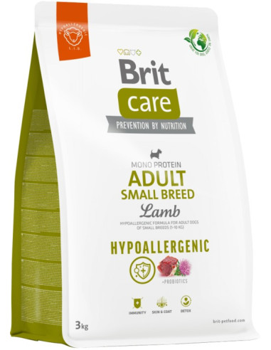 BRIT CARE DOG ADULT HYPOALLERGENIC ADULT SMALL BREED 3KG