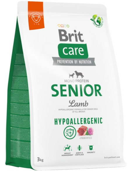 BRIT CARE DOG SENIOR HYPOALLERGENIC 3KG