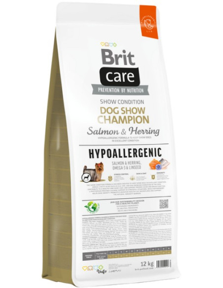 BRIT CARE DOG HYPOALLERGENIC SHOW CHAMPION 12 KG