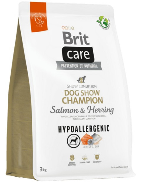 BRIT CARE DOG HYPOALLERGENIC SHOW CHAMPION 3 KG