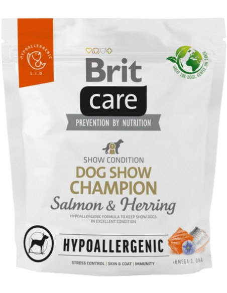 BRIT CARE DOG HYPOALLERGENIC SHOW CHAMPION 1 KG