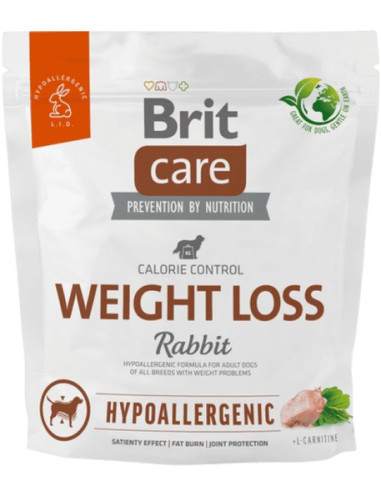 BRIT CARE DOG HYPOALLERGENIC WEIGHT LOSS 1 KG