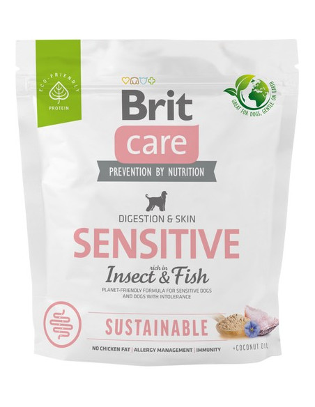 BRIT CARE DOG SUSTAINABLE SENSITIVE INSECT 1KG