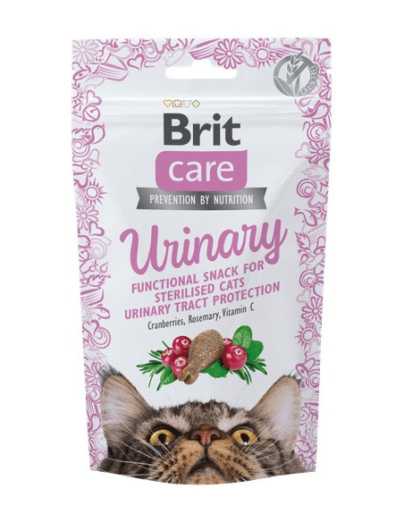 BRIT CARE CAT SNACK URINARY 50 GR