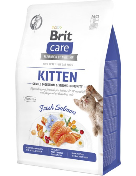 BRIT CARE CAT GRAIN FREE KITTEN GENTLE DIGESTION & STRONG IMMUNITY 400GR