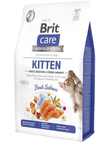 BRIT CARE CAT GRAIN FREE KITTEN GENTLE DIGESTION & STRONG IMMUNITY 2KG