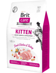 BRIT CARE CAT GRAIN FREE KITTEN 2KG (ROSA)
