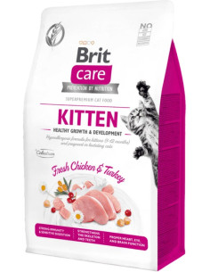 BRIT CARE CAT GRAIN FREE KITTEN 400GR (ROSA)