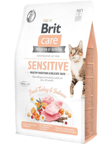 BRIT CARE CAT GRAIN FREE SENSITIVE 2KG