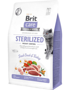 BRIT CARE CAT GRAIN FREE STERILIZED WEIGHT CONTROL 2KG