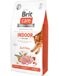BRIT CARE CAT GRAIN FREE ADULT INDOOR ANTISTRESS 7KG