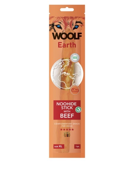 WOOLF EARTH STICK WITH BEEF XL 85GR (10UDS)