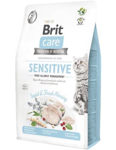 BRIT CARE CAT GRAIN FREE INSECT FOOD 2KG