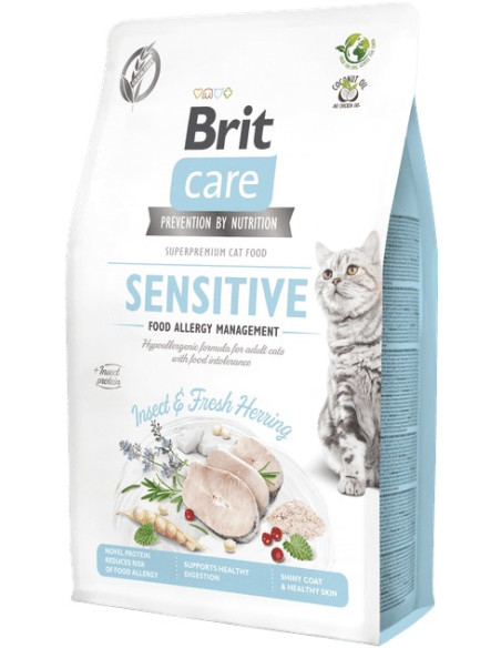 BRIT CARE CAT GRAIN FREE INSECT FOOD 2KG