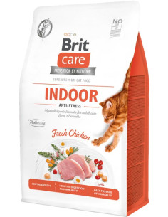 BRIT CARE CAT GRAIN FREE ADULT INDOOR ANTISTRESS 400GR