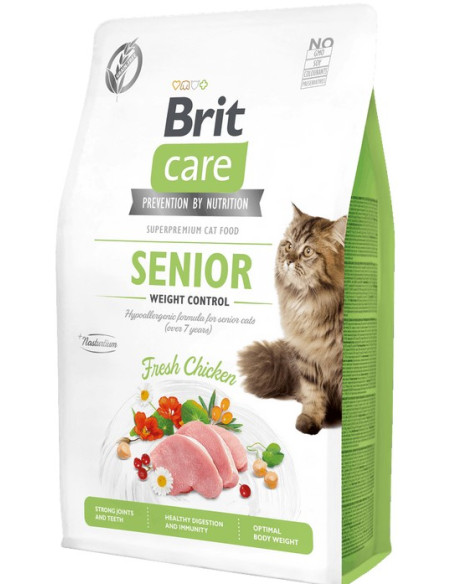 BRIT CARE CAT GRAIN FREE SENIOR WEIGHT CONTROL 2KG